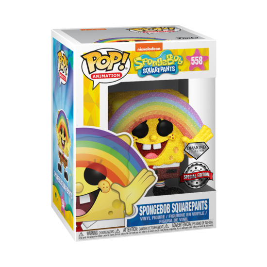 Funko Pop! Spongebob: Spongebob with Rainbow Diamond [Exclusive] [Vaulted]