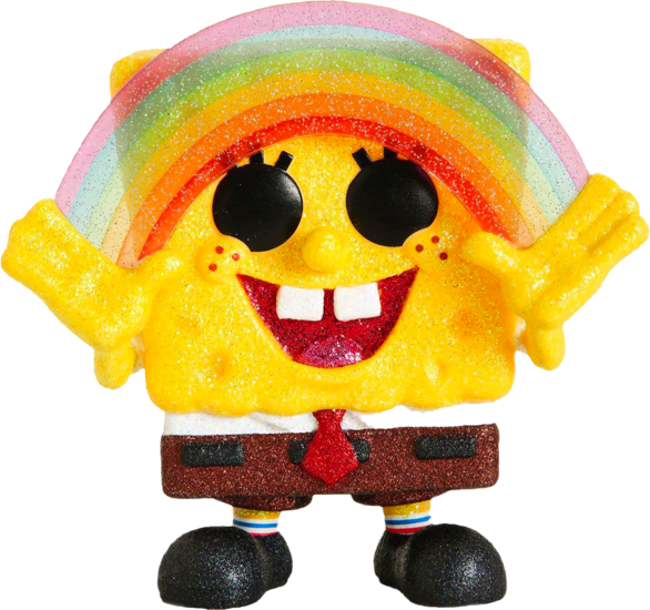 Funko Pop! Spongebob: Spongebob with Rainbow Diamond [Exclusive] [Vaulted]