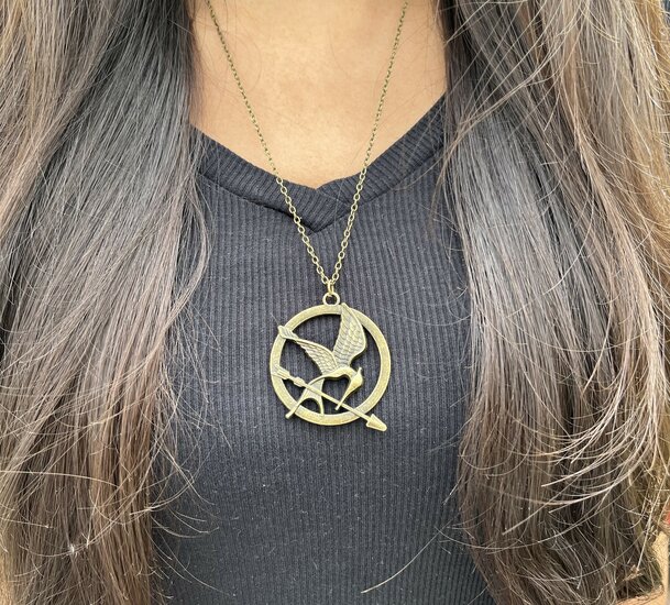 The Hunger Games Mockingjay ketting - filmspullen.nl