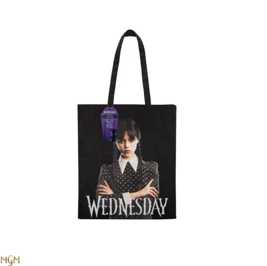 Wednesday Addams canvas tas - filmspullen.nl