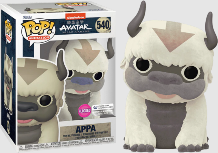 Funko Pop! Avatar The Last Airbender - Appa [Flocked] [Limited Edition] - filmspullen.nl